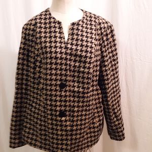 Coldwater Creek herringbone jacket GUC